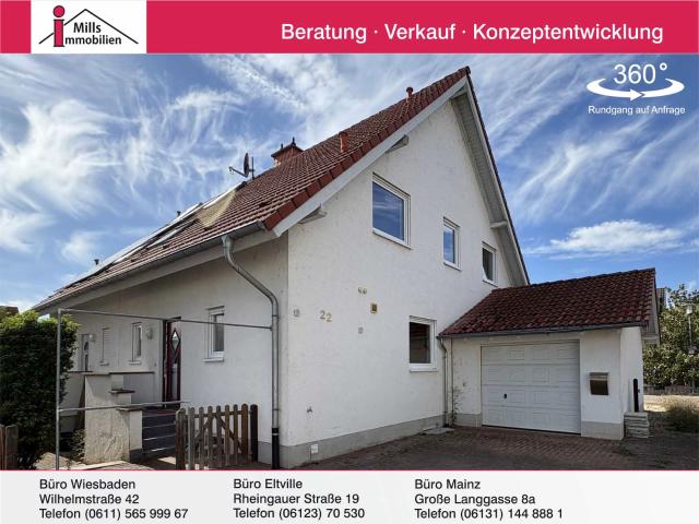 Top geschnittenes Einfamilienhaus mit Terrasse in ruhiger Lage von Sprendlingen