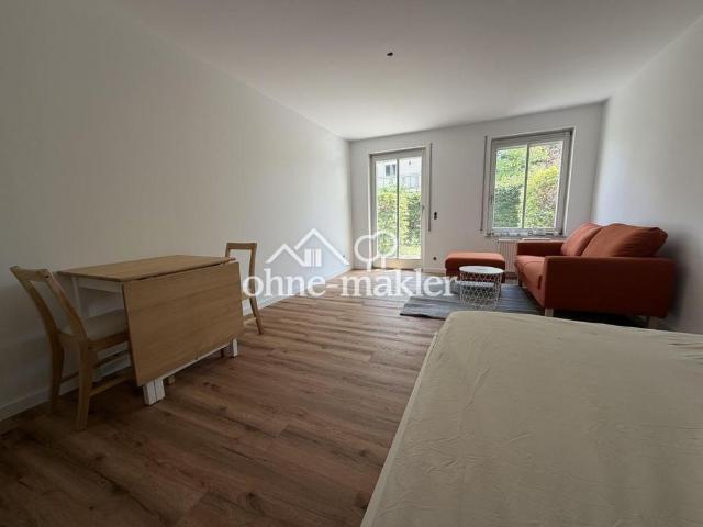 Erstbezug nach Renovierung! Möbliertes 1 R Apartment + Terrasse & TG in Dresden Neustadt / 38 49qm