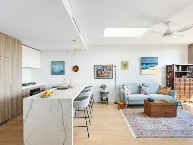Top floor serenity in the village heart