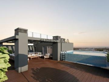 Top floor T2 novo com piscina e garagem em Tavira ONE