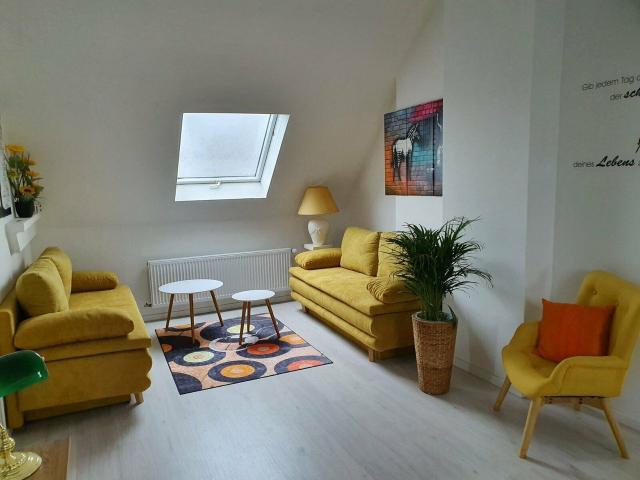 Top furnished penthouse apartment with large roof terrace in Kerpen near Cologne, Kerpen Amsterdam Apartments for Rent