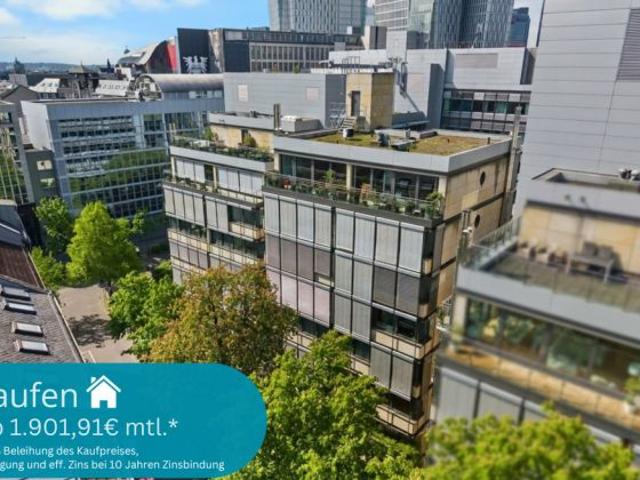 Top Innenstadtlage: Exklusive 2 Zimmer Wohnung mit Balkon, Dachterrasse & viel Komfort