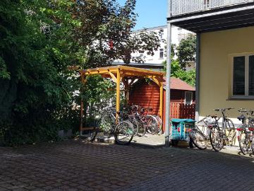 Top located apartment near water with big terrace and parking spot near Karl Heine Street