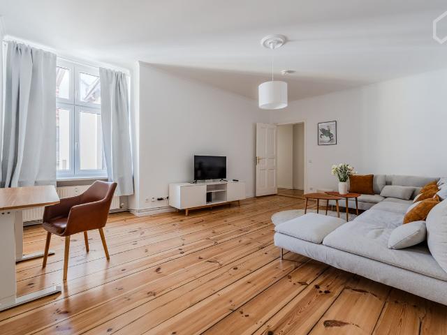 Top Location in Wedding: Stylish 2 Room Flat Next to Subway & City Train Very close to Ringbahn, Berlin Amsterdam Apartments for Rent