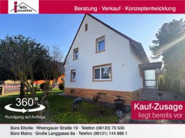 Top Lage von Oppenheim: Hübsches, freistehendes 1 2 Familienhaus mit sonnigem Süd West Garten