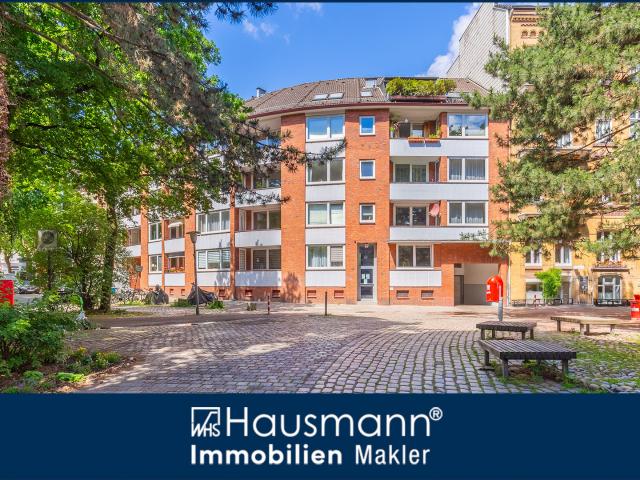 Top Lage für Kapitalanleger – vermietete 3 Zimmer Wohnung mit Süd Loggia in Hamburg Rotherbaum!
