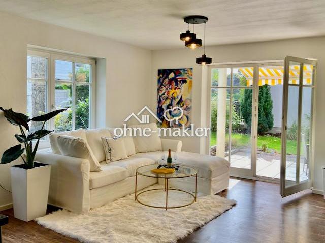 Top Möbliert / Fully furnished: Elegante 3 Zi Gartenwohung, WLAN, Home Office, TG Stellplatz