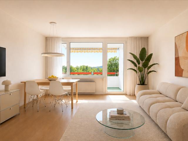 TOP MODERNISIERTE 3 ZIMMERWOHNUNG MIT BALKON UND EBK IN DONAUNÄHE