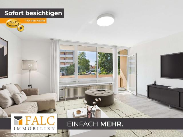 TOP sanierte 3 Zimmer Wohnung mit Balkon im EG