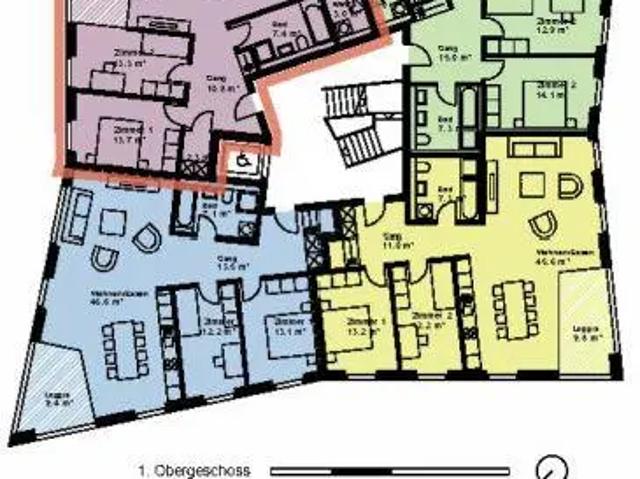 Top Wohnung nahe Zentrum und Bahnhof