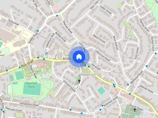 Topaz Gardens, Newhall, DE11