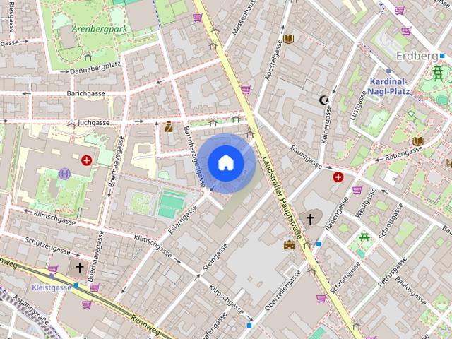 Topsegment: Dreizimmerwohnung in Landstraßer Hauptstraße 114