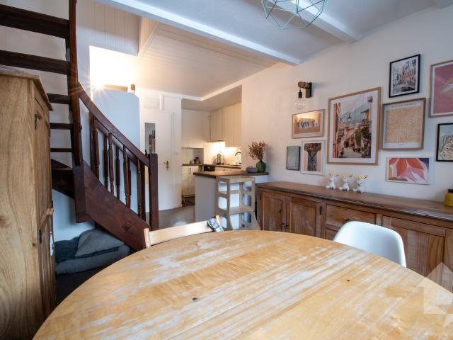Torgon, 4 Zimmer Duplex Wohnung renoviert im Gebäude Le Cleuset