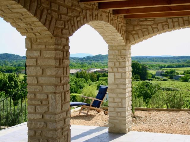 Tornac, Villa moderne avec gîte, piscine et vue époustouflan. 165m² Anduze