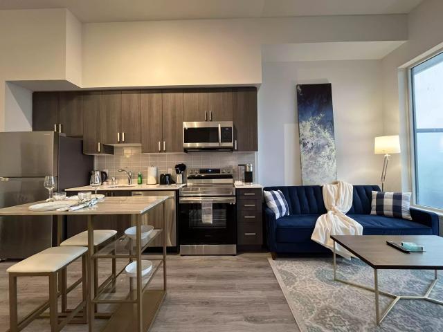 Toronto Furnished Condo for Rent Pet Friendly 1 Bed + Den Luxury Suite in Pickering, Ontario