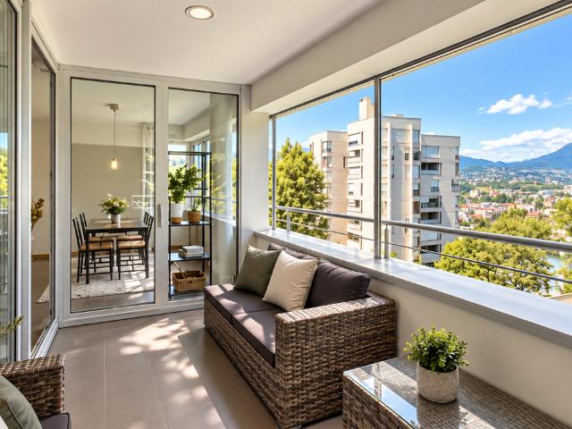 Torre Beta | Helle 3,5 Zimmer Wohnung in verkehrsgünstiger Lage