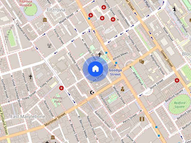 Tottenham Street, Fitzrovia & Covent Garden