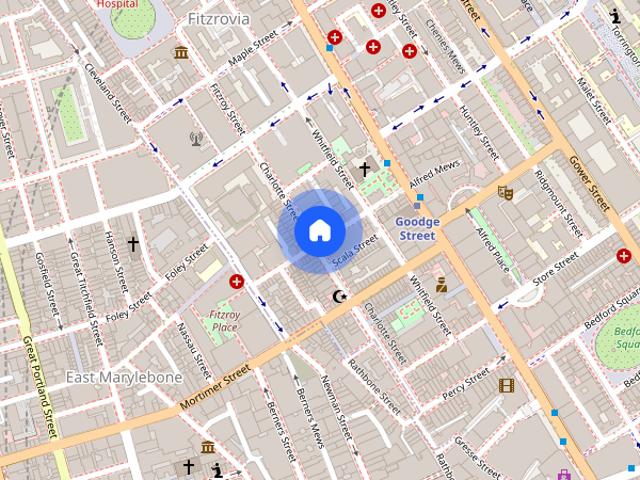 Tottenham Street, Fitzrovia & Covent Garden