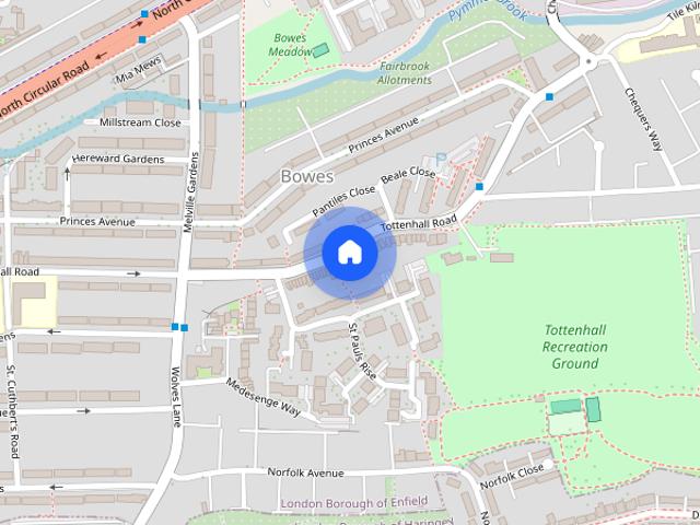 Tottenhall Road, Palmers Green, N13