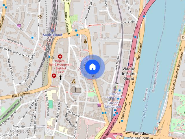 Tout savoir sur cet appartement dans le quartier Coteaux, à Saint Cloud