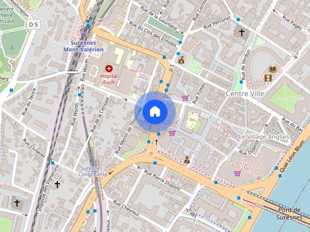 Tout savoir sur cet appartement dans le quartier Centre Ville, à Suresnes