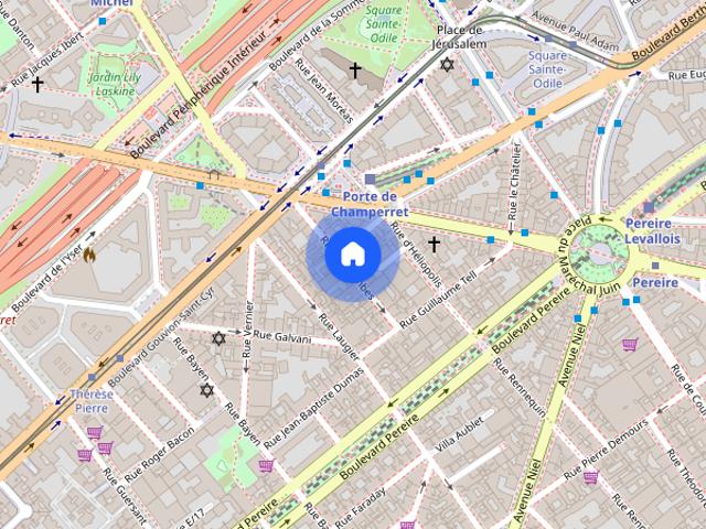 Tout savoir sur cet appartement dans le quartier Champerret Berthier, à Paris 17ème