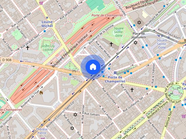 Tout savoir sur cet appartement dans le quartier Champerret Berthier, à Paris 17ème