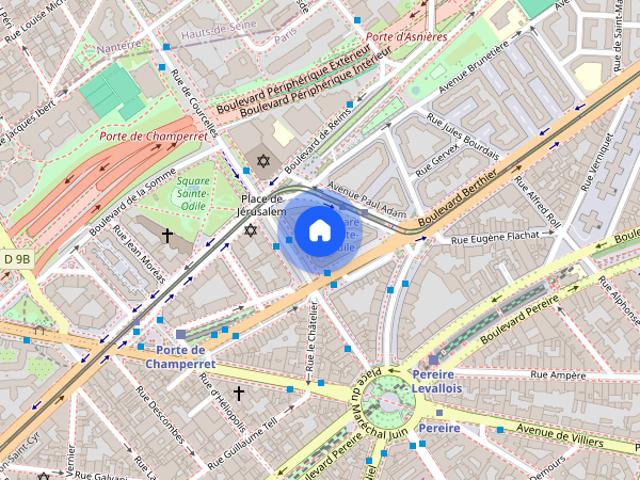 Tout savoir sur cet appartement dans le quartier Champerret Berthier, à Paris 17ème