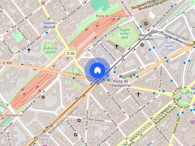 Tout savoir sur cet appartement dans le quartier Champerret Berthier, à Paris 17ème