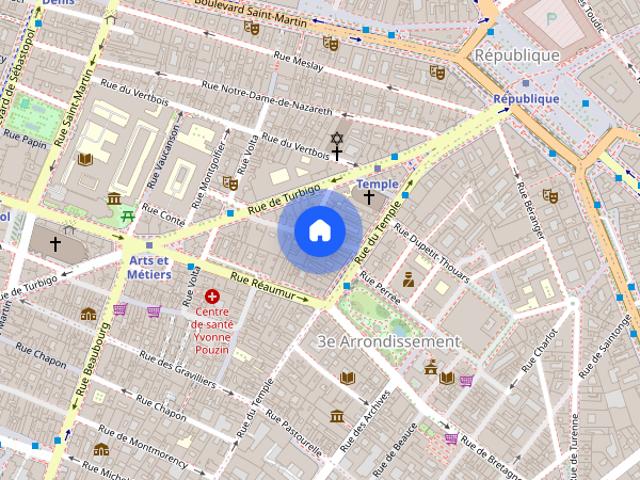 Tout savoir sur cet appartement dans le quartier Arts et Métiers, à Paris 3ème