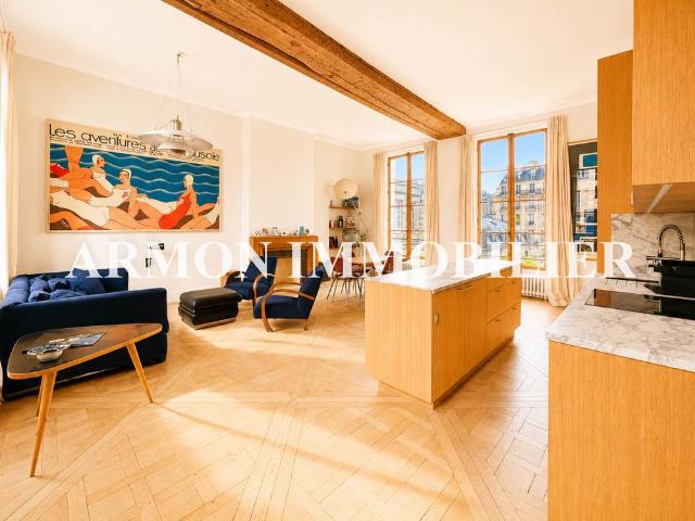 Tout savoir sur cet appartement dans le quartier Archives, à Paris 3ème