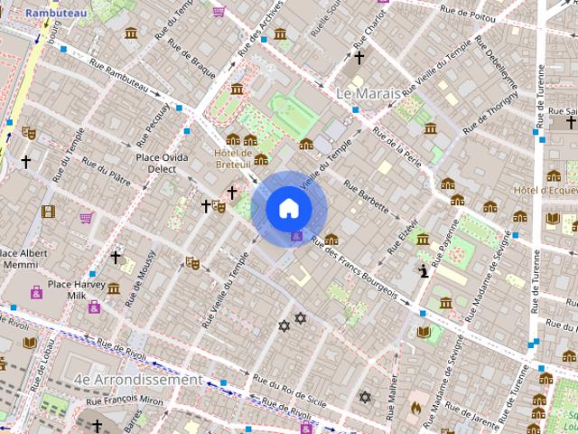 Tout savoir sur cet appartement dans le quartier Archives, à Paris 3ème