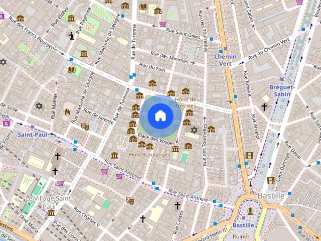 Tout savoir sur cet appartement dans le quartier Arsenal, à Paris 4ème