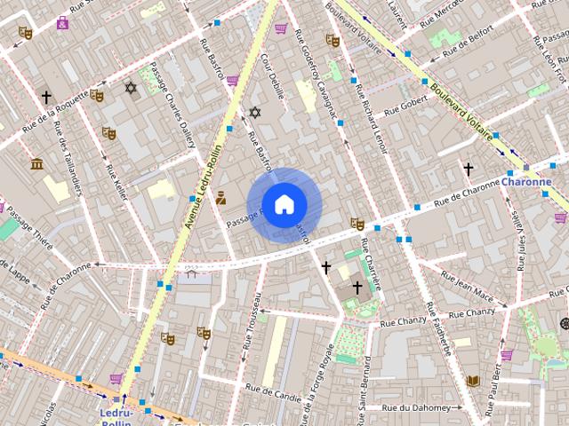 Tout savoir sur cet appartement dans le quartier Bastille Popincourt, à Paris 11ème