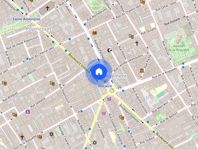 Tout savoir sur cet appartement dans le quartier Bastille Popincourt, à Paris 11ème