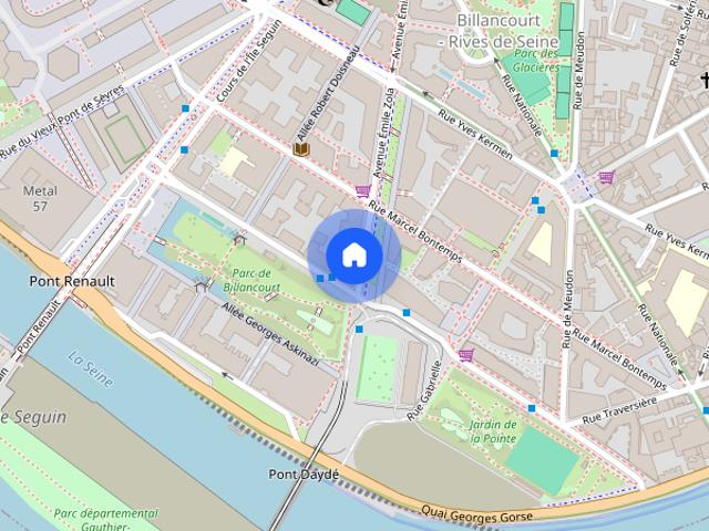 Tout savoir sur cet appartement dans le quartier Billancourt–Rives de Seine, à Boulogne Billancourt