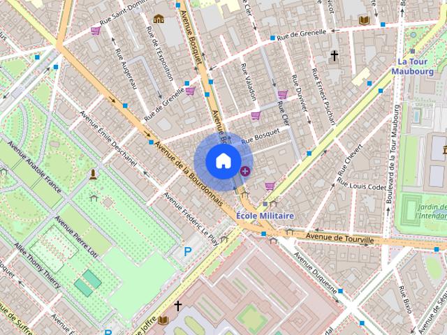 Tout savoir sur cet appartement dans le quartier Gros Caillou, à Paris 7ème