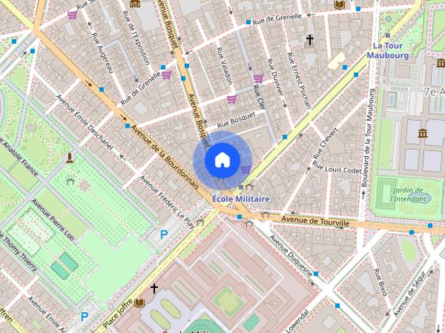 Tout savoir sur cet appartement dans le quartier Gros Caillou, à Paris 7ème
