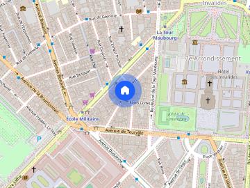 Tout savoir sur cet appartement dans le quartier Gros Caillou, à Paris 7ème