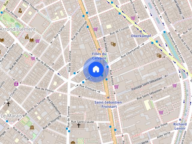 Tout savoir sur cet appartement dans le quartier Enfants Rouges, à Paris 3ème