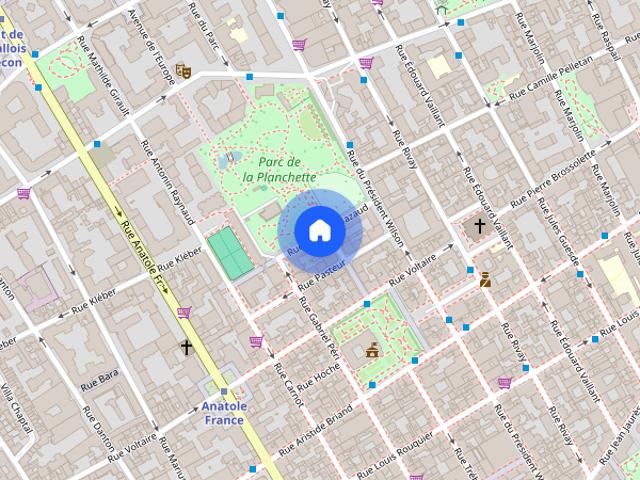 Tout savoir sur cet appartement dans le quartier Hôtel de Ville Planchette, à Levallois Perret