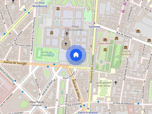 Tout savoir sur cet appartement dans le quartier Invalides, à Paris 7ème