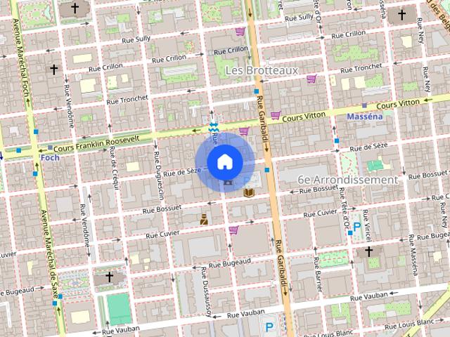 Tout savoir sur cet appartement dans le quartier Les Brotteaux Bellecombe Masséna, à Lyon 6ème