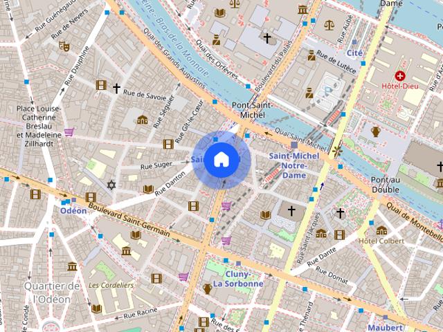 Tout savoir sur cet appartement dans le quartier Monnaie, à Paris 6ème