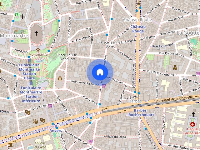 Tout savoir sur cet appartement dans le quartier Montmartre, à Paris 18ème