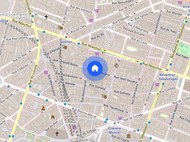 Tout savoir sur cet appartement dans le quartier Montorgueil Saint Denis, à Paris 2ème
