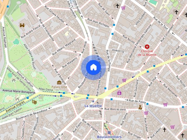 Tout savoir sur cet appartement dans le quartier Muette Nord, à Paris 16ème