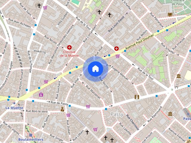 Tout savoir sur cet appartement dans le quartier Muette Nord, à Paris 16ème