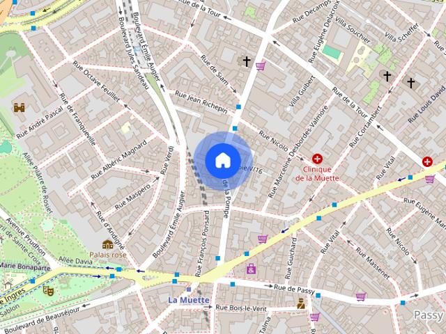 Tout savoir sur cet appartement dans le quartier Muette Nord, à Paris 16ème