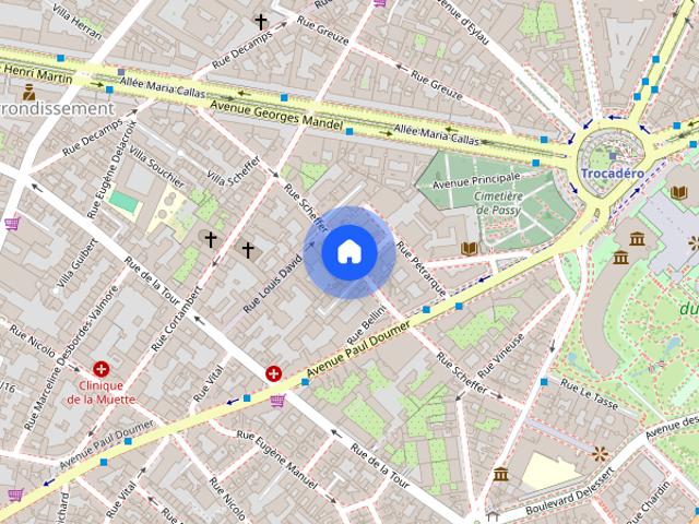 Tout savoir sur cet appartement dans le quartier Muette Nord, à Paris 16ème